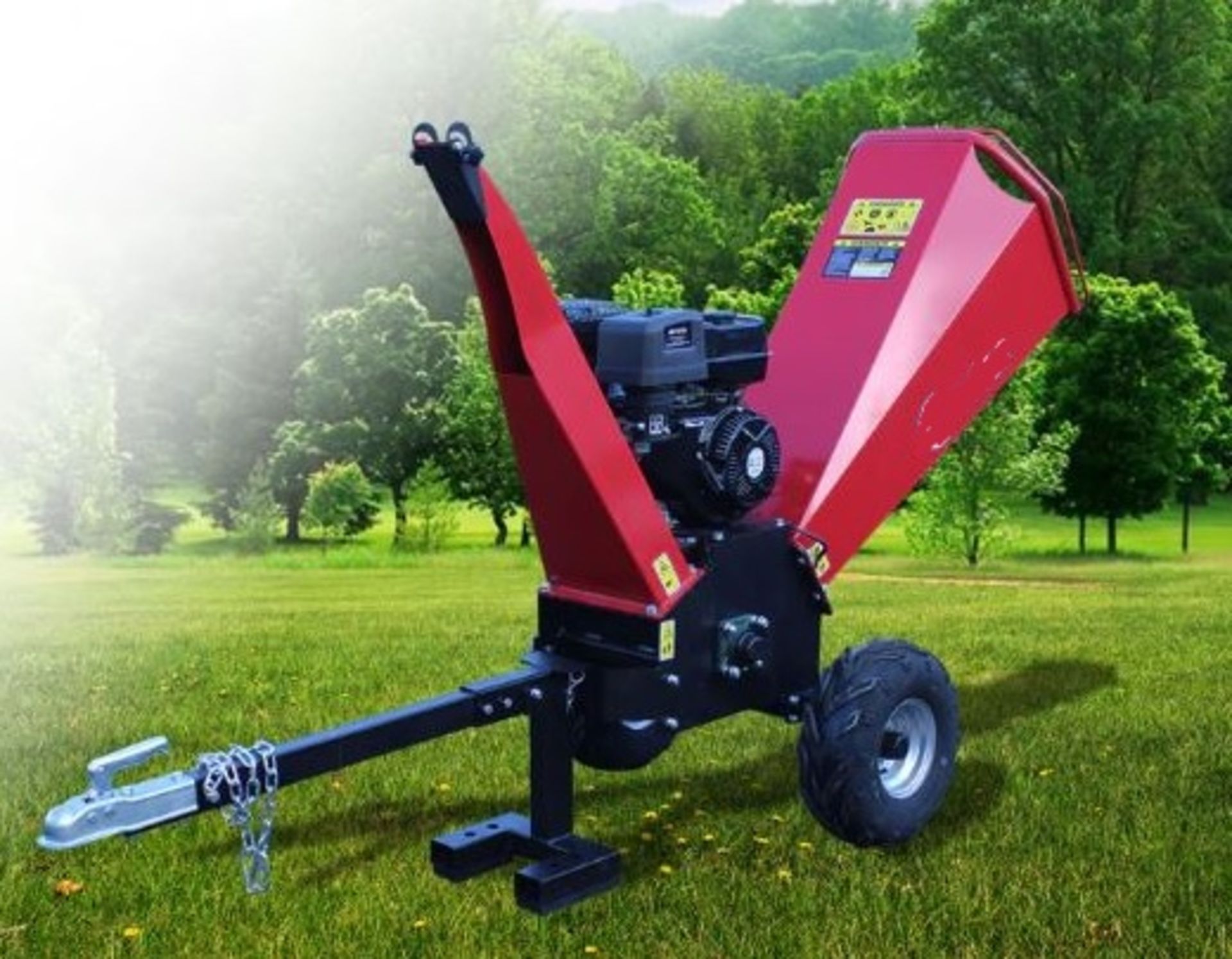 VULTURE 15HP, 120MM PETROL WOOD CHIPPER *NO VAT* - Image 2 of 3