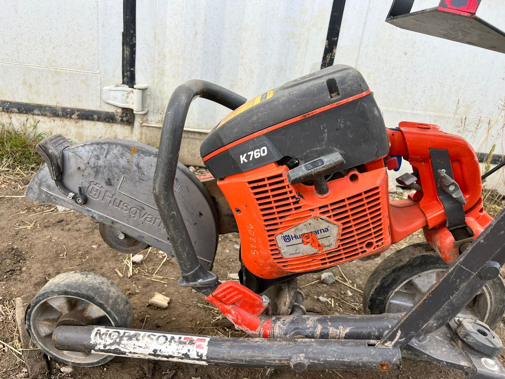 Husqvarna K760 Disc Cutter With 2015 Husqvarna KV760 Trolley *PLUS VAT* - Image 7 of 9