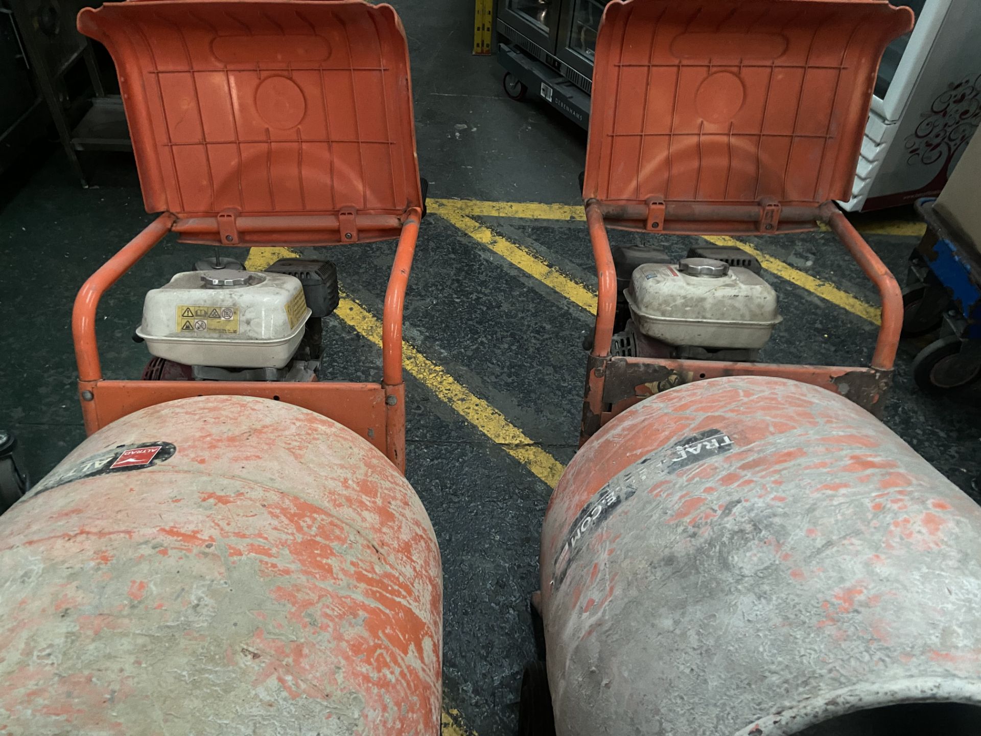 2x BELL PETROL CEMENT MIXERS *NO VAT* - Image 2 of 2