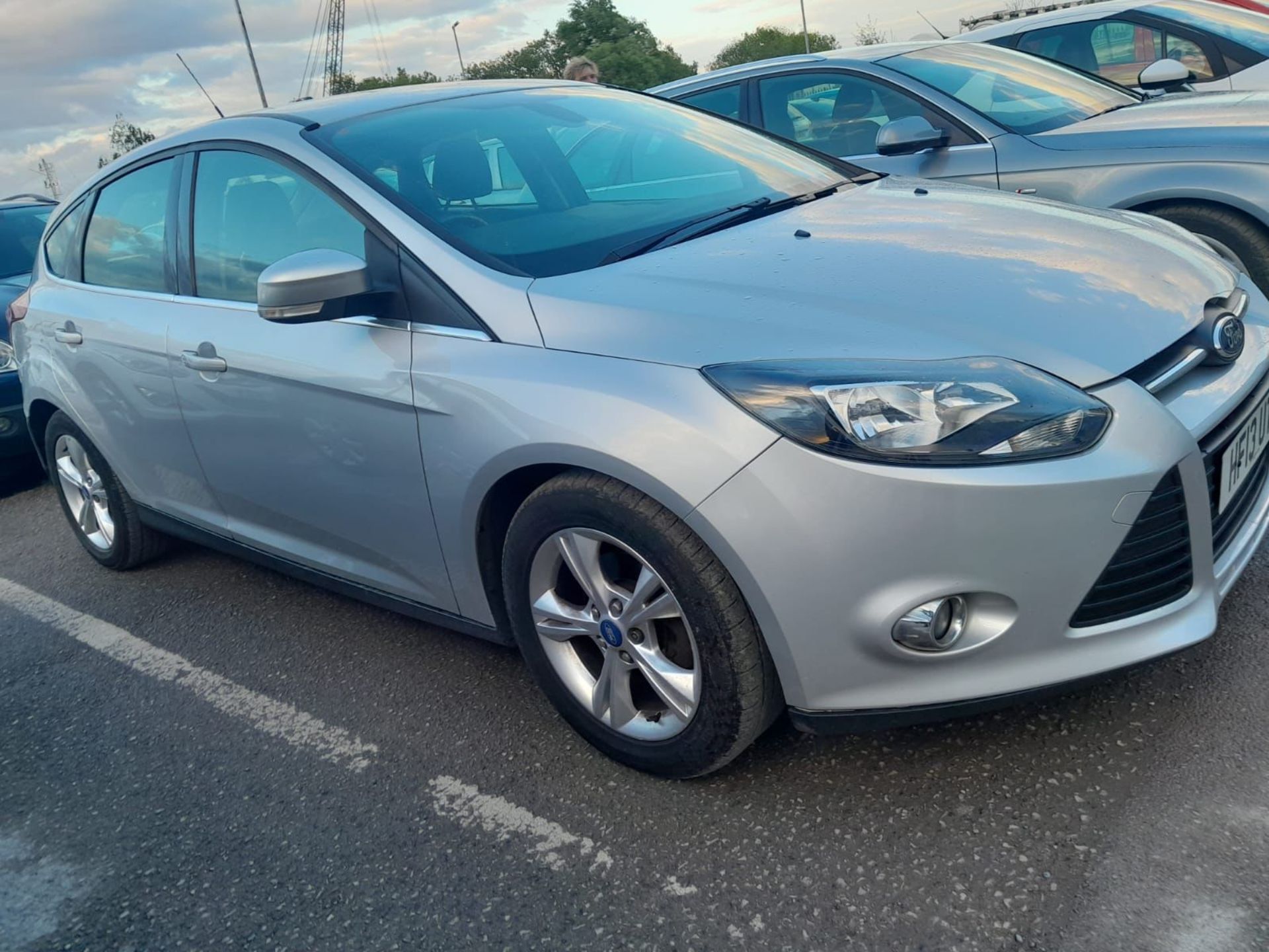 2013 FORD FOCUS ZETEC TDCI SILVER HATCHBACK, 130K MILES, 1.6 DIESEL *NO VAT*