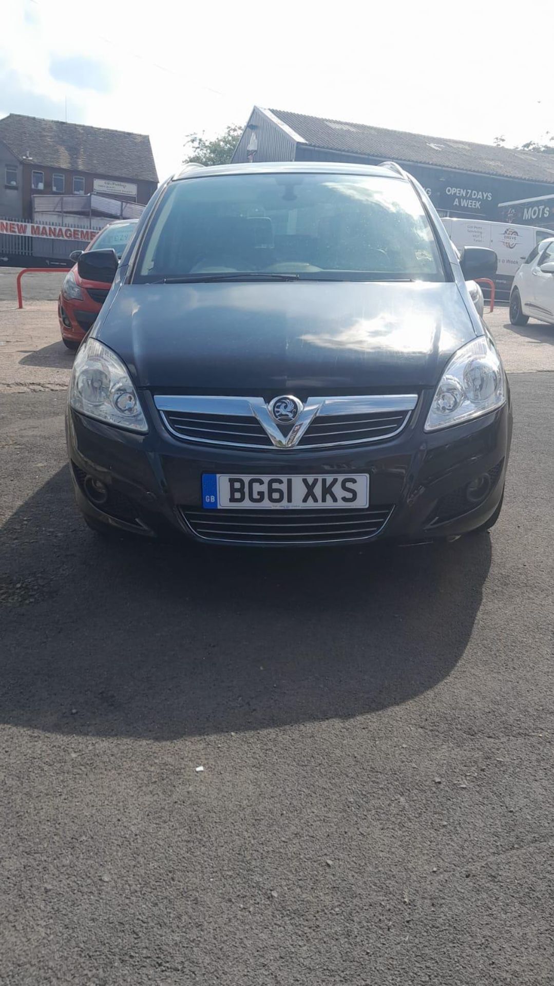 2011/61 VAUXHALL ZAFIRA DESIGN CDTI BLACK MPV *NO VAT* - Image 3 of 8