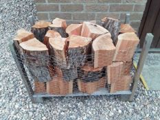 SOFTWOOD AIR DRIED LARCH TIMBER LOGS / FIREWOOD (80kg) *NO VAT*