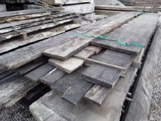 13X HARDWOOD TIMBER SAWN AIR DRIED ENGLISH OAK WANEY EDGE / LIVE EDGE BOARDS / SLABS/PLANKS *NO VAT*