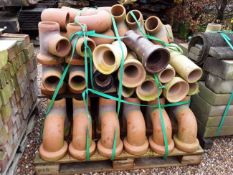 HEPWORTH MIXED SUPER SLEEVE CLAY DRAINAGE PIPES *NO VAT *