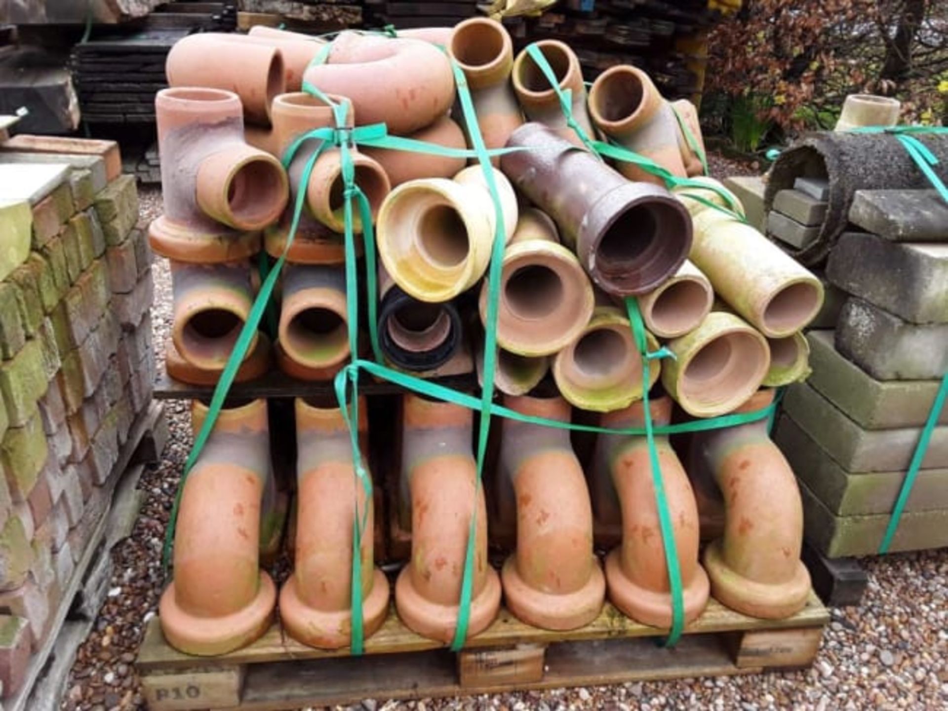 HEPWORTH MIXED SUPER SLEEVE CLAY DRAINAGE PIPES *NO VAT *