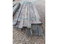 19X HARDWOOD TIMBER AIR DRIED SAWN WANEY EDGE/ LIVE EDGE ENGLISH OAK SLABS/ BOARDS *NO VAT*