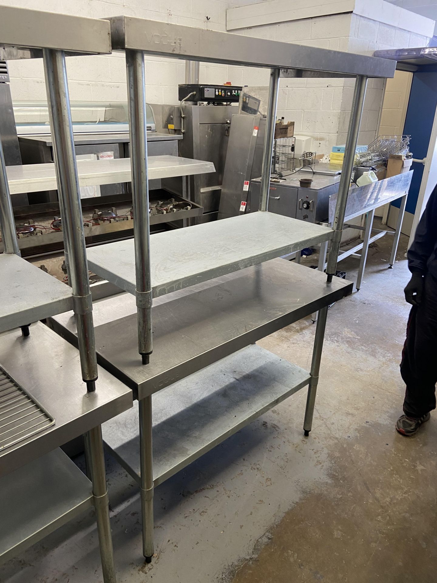 Prep table, 1200mm x 600mm x 930mm *NO VAT*