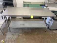 Prep table 1800mm x 700mm x 830mm *NO VAT*