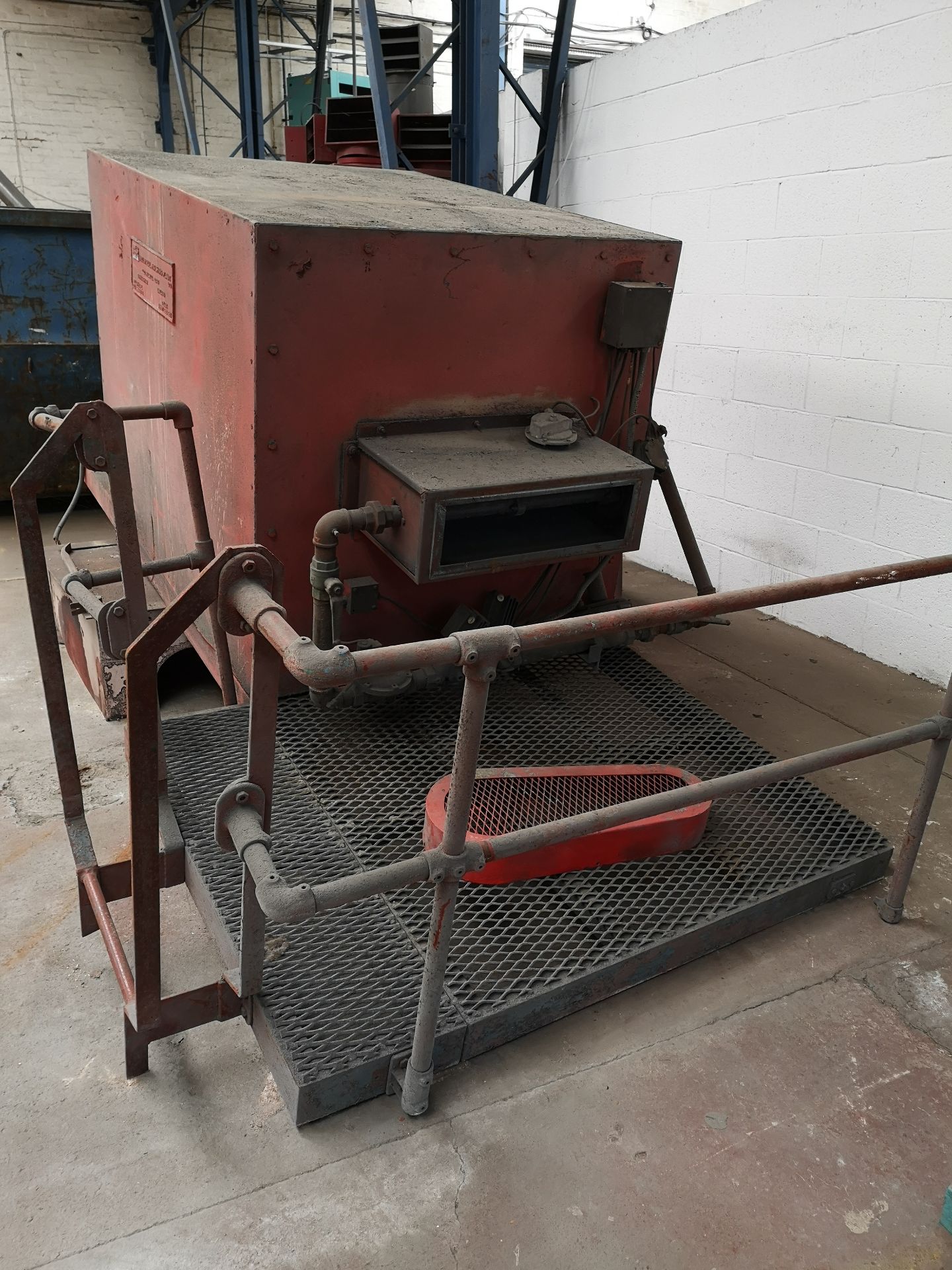 2 Powder Coating Burners with Complete Track inc Motor, Metal Legs & Gas Pipes*PLUS VAT* - Image 4 of 13
