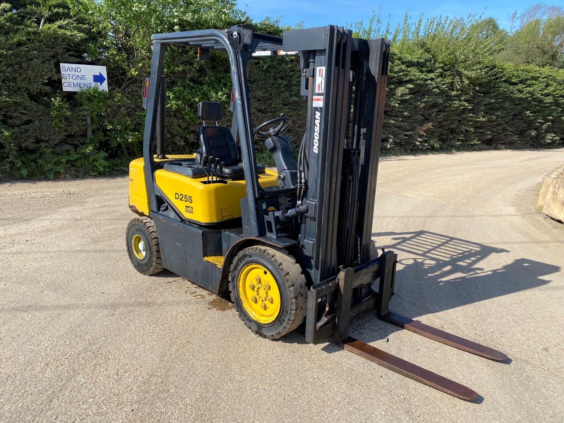 2006 Doosan DS25 2.5 ton lift forklift, 8900 hours, Cummins engine *PLUS VAT* - Image 6 of 6