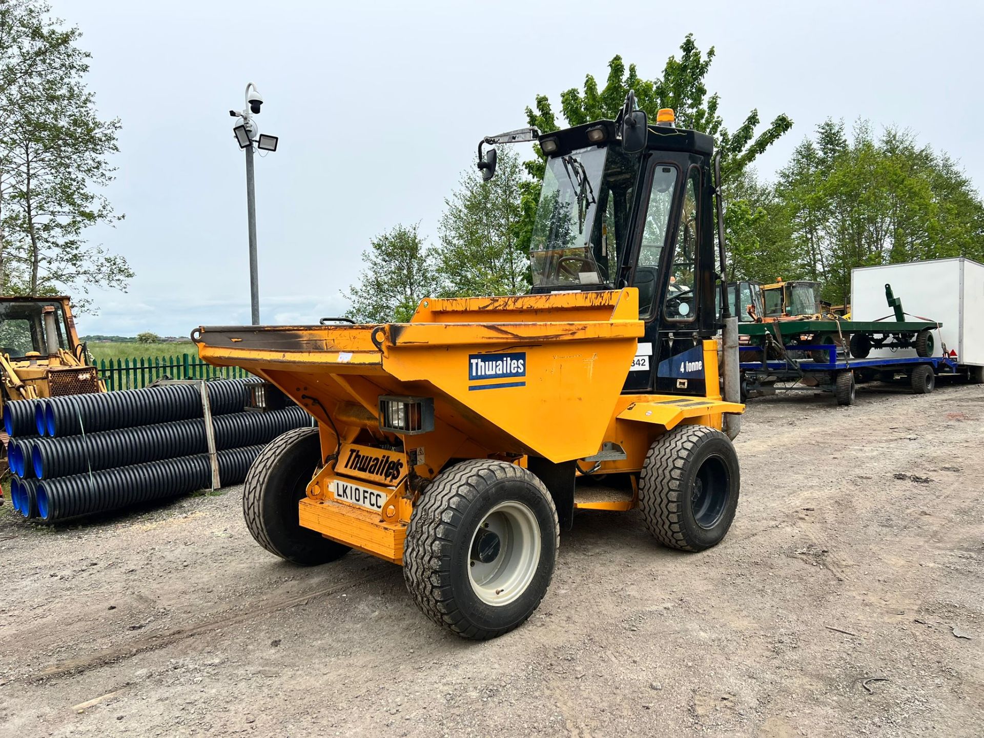 2010 Thwaites 4 Tonne 4WD Dumper, Runs Drives And Tips, Showing A Low 1322 Hours! *PLUS VAT* - Image 3 of 21