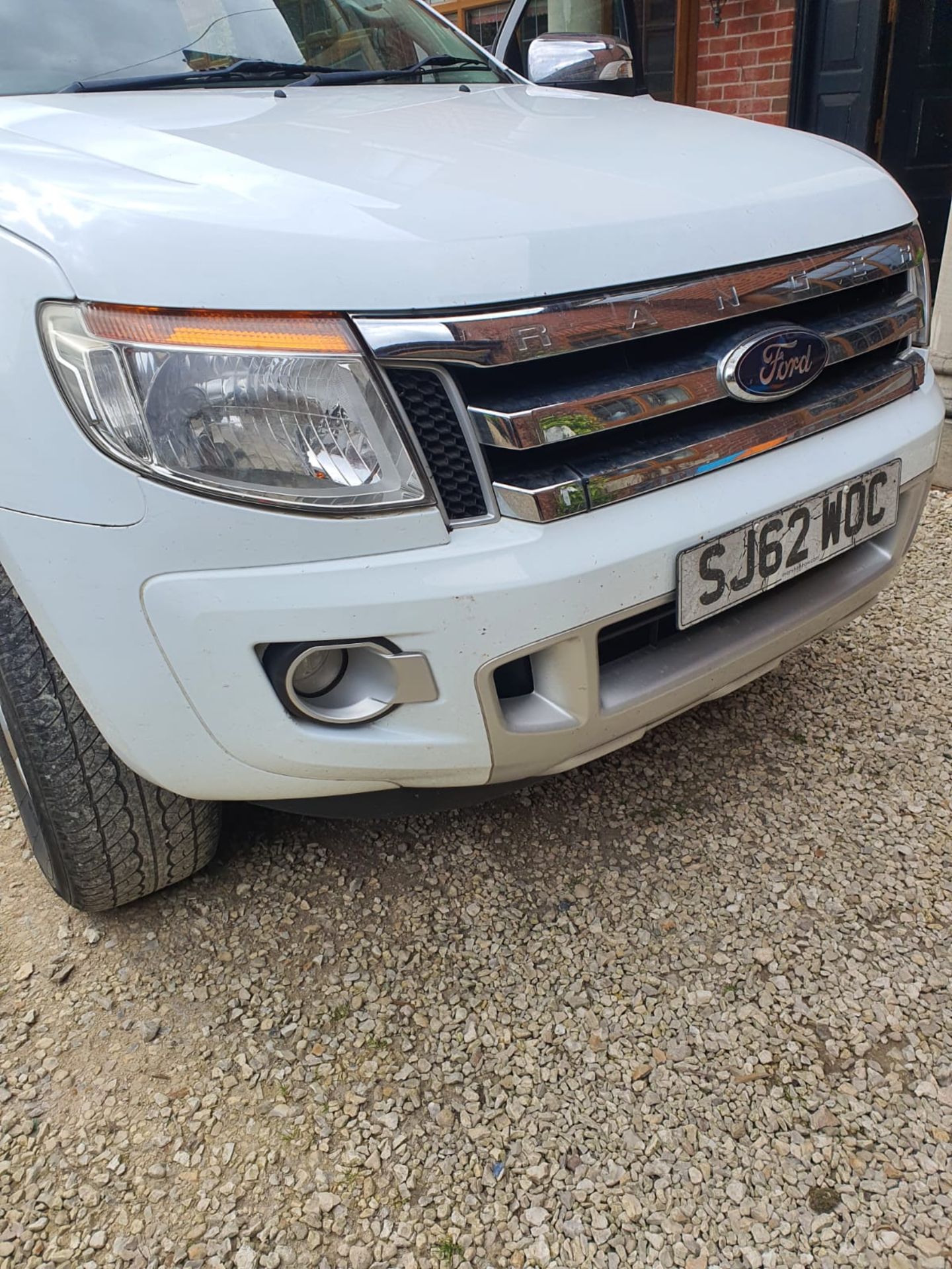 2012/62 FORD RANGER LIMITED 4X4 TDCI WHITE PICK UP, 124,828 MILES *NO VAT* - Image 2 of 12