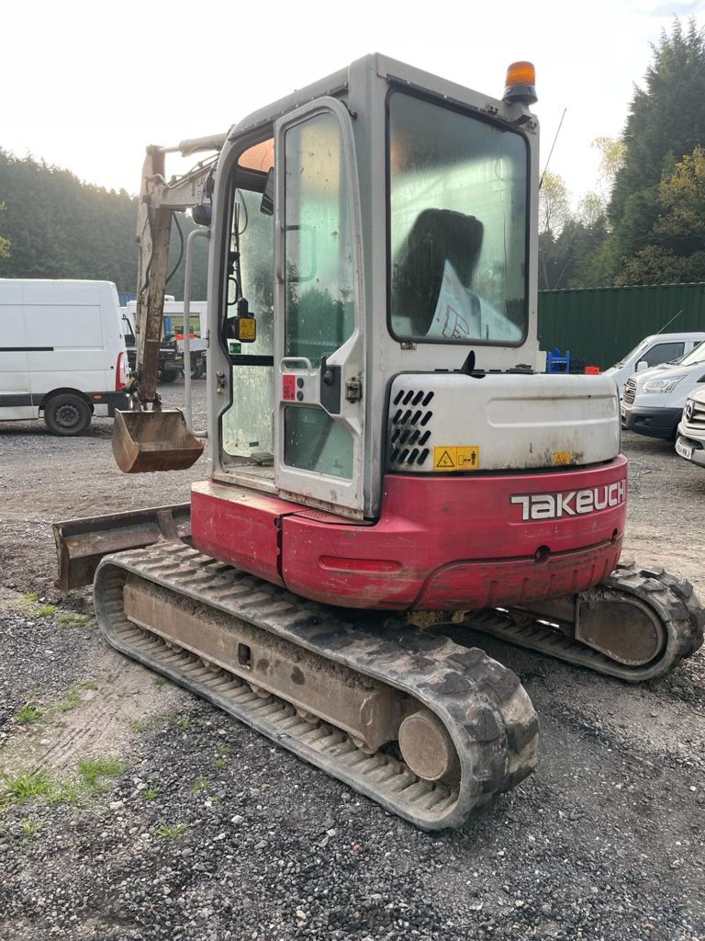 TAKEUCHI TB153FR 5.5 TON COMPACT EXCAVATOR / DIGGER, 4364 HOURS *NO VAT* - Image 3 of 10