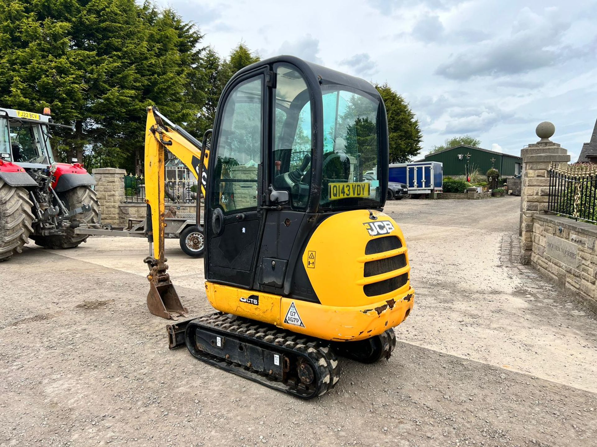 2013 JCB 8018 1.8 Ton Mini Digger With Indespension 2.7 Ton Plant Trailer Runs Drives "PLUS VAT" - Image 6 of 28