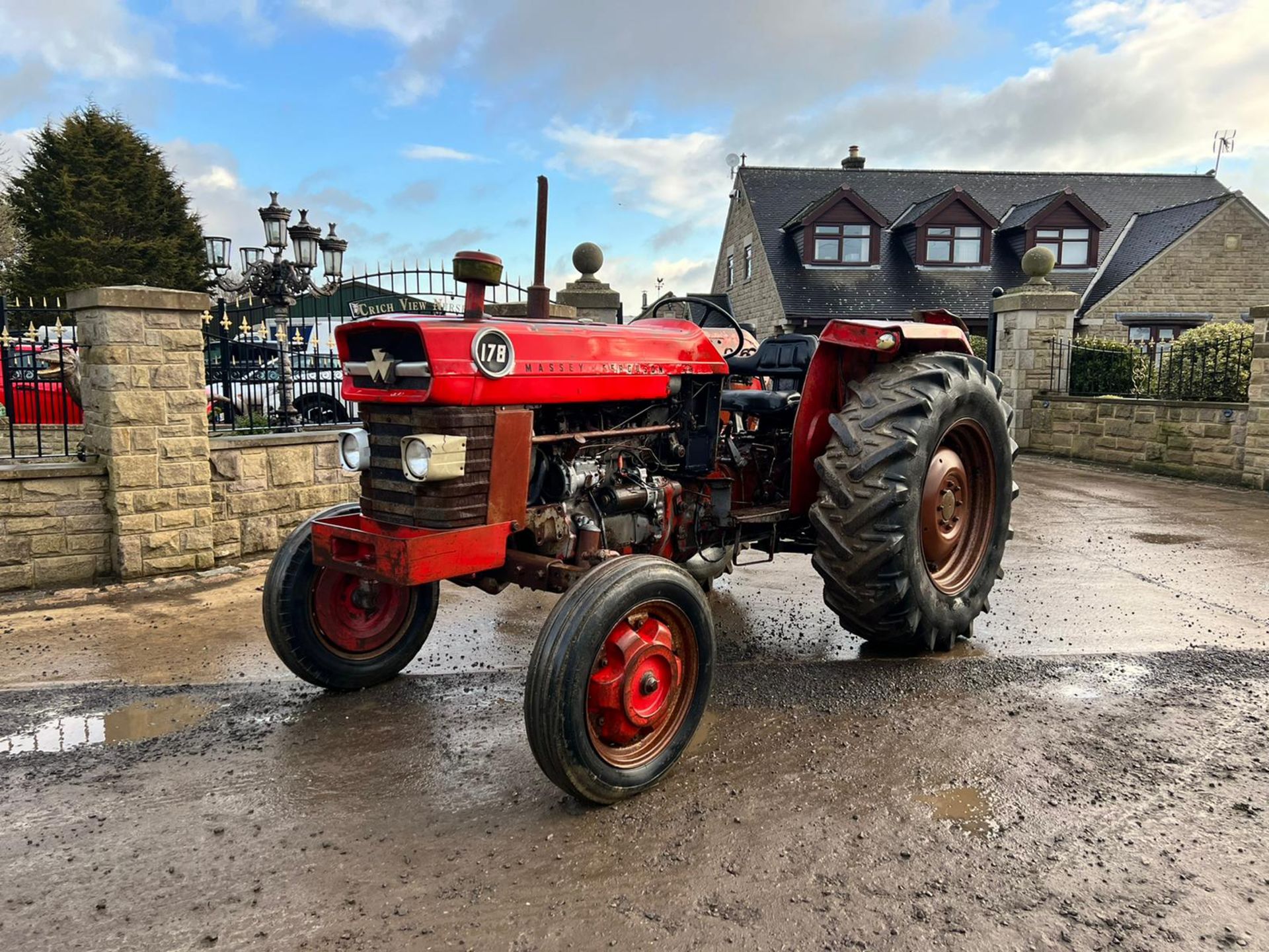 MASSEY FERGUSON 178 73hp, RUNS AND DRIVES, ROAD REGISTERED, 3 POINT LINKAGE *PLUS VAT* - Image 2 of 14