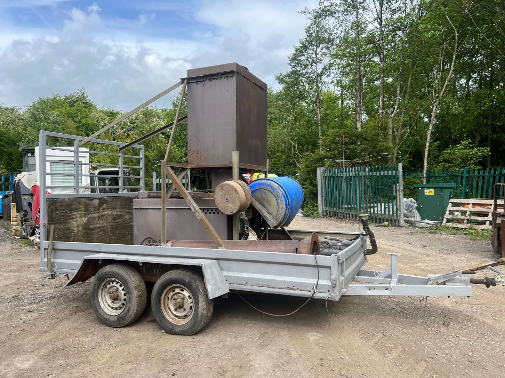 DIESEL INCINERATOR TRAILER, COMES WITH TRAILER "PLUS VAT" - Image 6 of 9