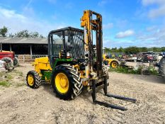 JCB 926 4x4 DIESEL ROUGH TERRAIN FORKLIFT, ROAD REGISTERED, ELECTRIC START *PLUS VAT*