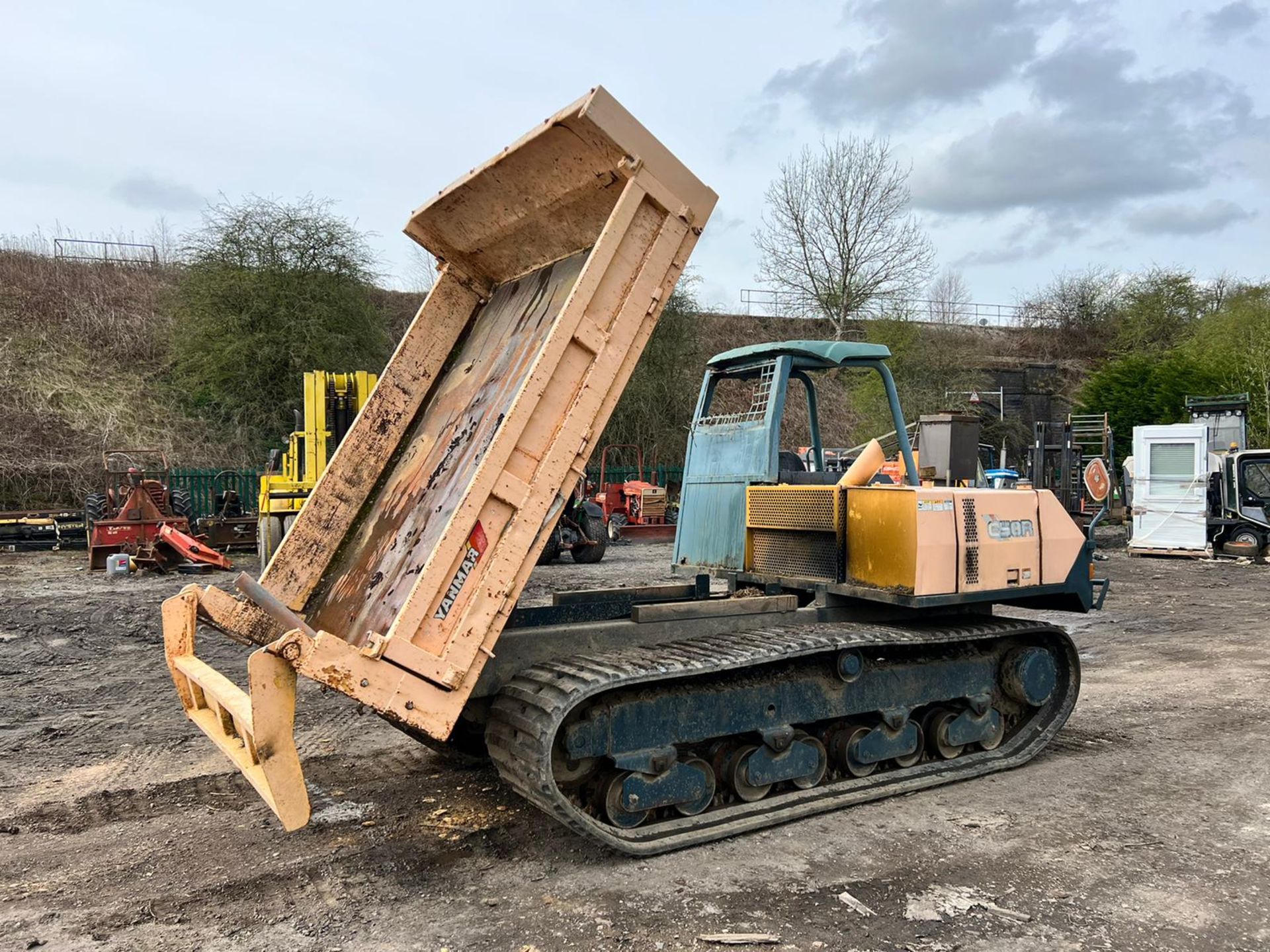 Yanmar C50R-2 5 Ton Reverse Drive Tracked Dumper, Runs Drives And Tips *PLUS VAT* - Image 6 of 19