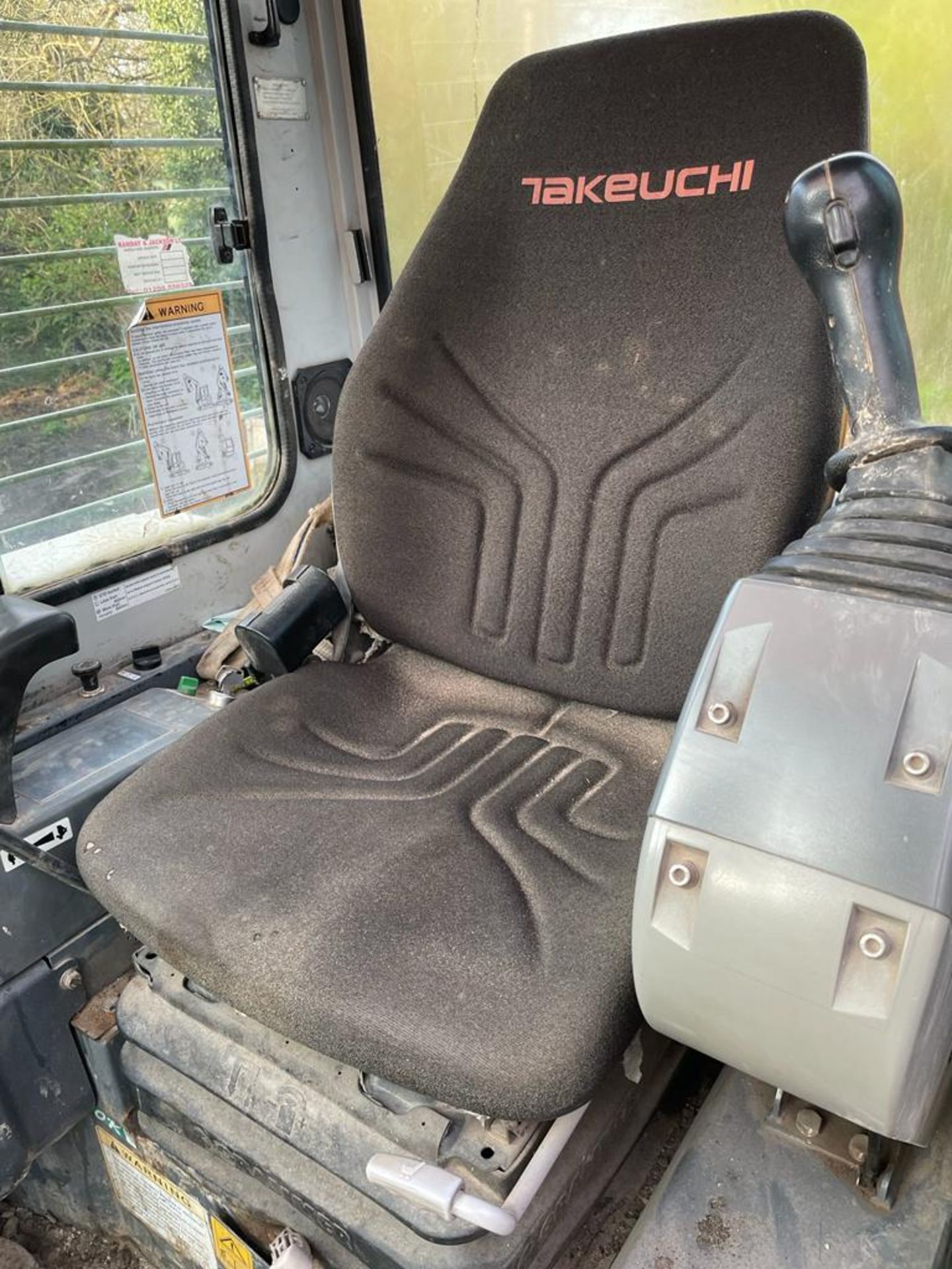 TAKEUCHI TB153FR 5.5 TON COMPACT EXCAVATOR / DIGGER, 4364 HOURS *NO VAT* - Image 8 of 10