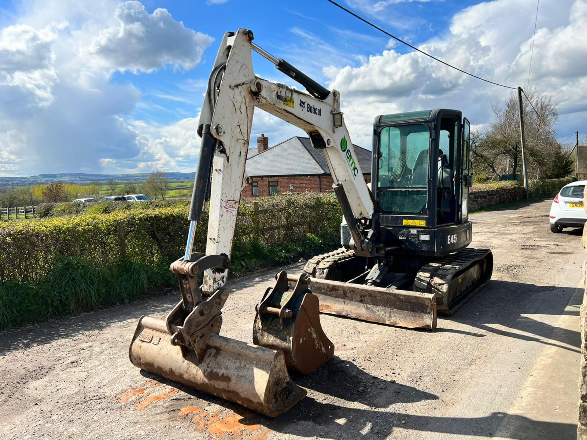 2012 Bobcat E45 4.5 Ton Digger, Runs Drives And Digs, Showing A Low 5110 Hours! *PLUS VAT* - Image 2 of 22