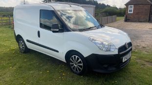 2013/63 FIAT DOBLO 16V MULTIJET SWB WHITE PANEL VAN, 111,847 MILES *NO VAT*