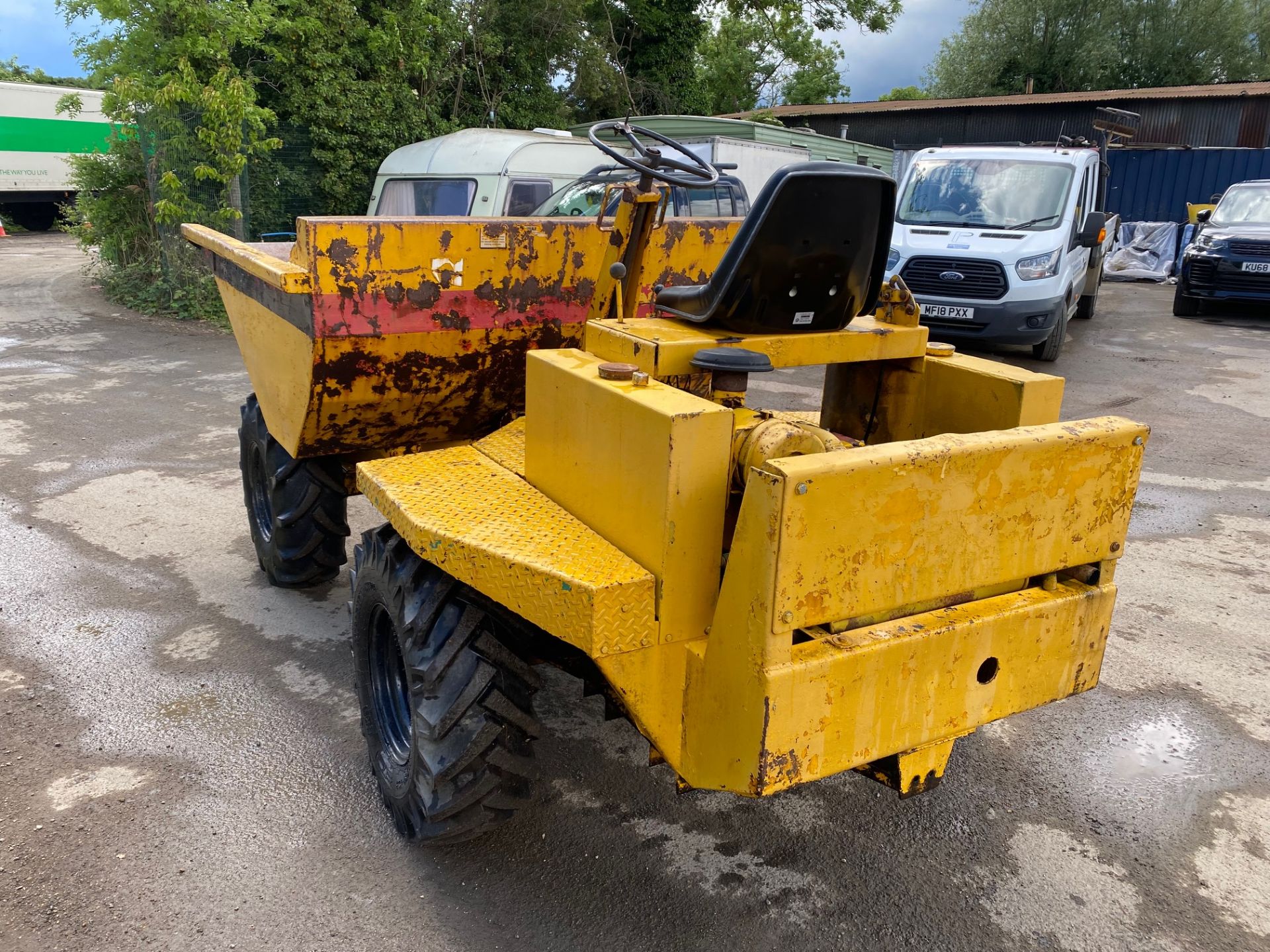 Thwaites 3 ton 4x4 dumper, electric start Lister TS3 engine, new seats, starts and runs *PLUS VAT* - Image 3 of 4