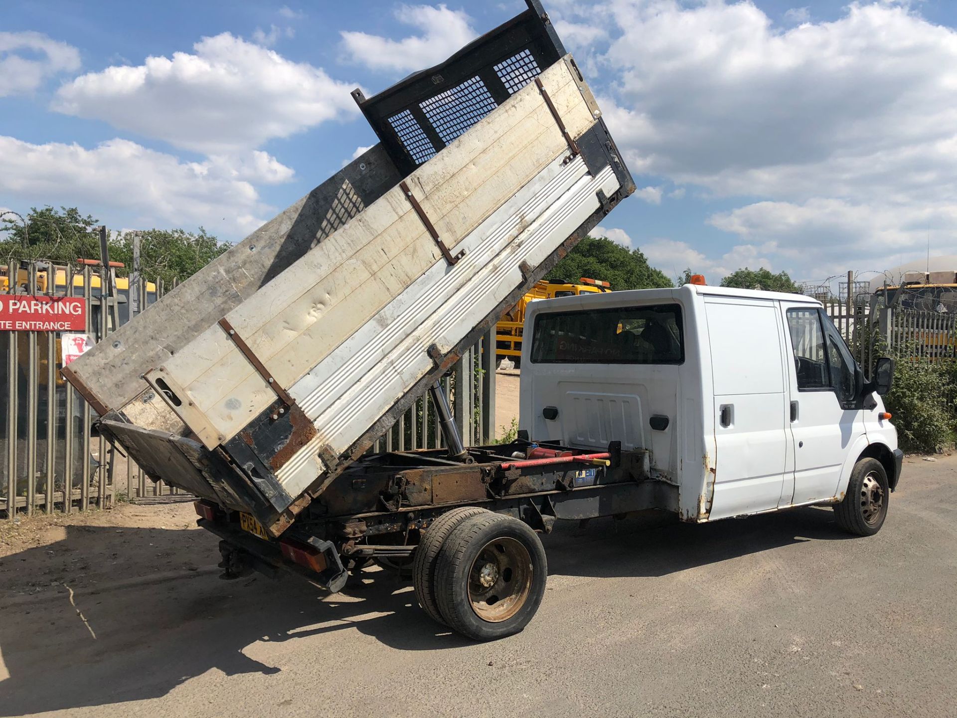 FORD TRANSIT 350 LWB WHITE TIPPER, A "NON-RUNNER" *NO VAT* - Image 6 of 18