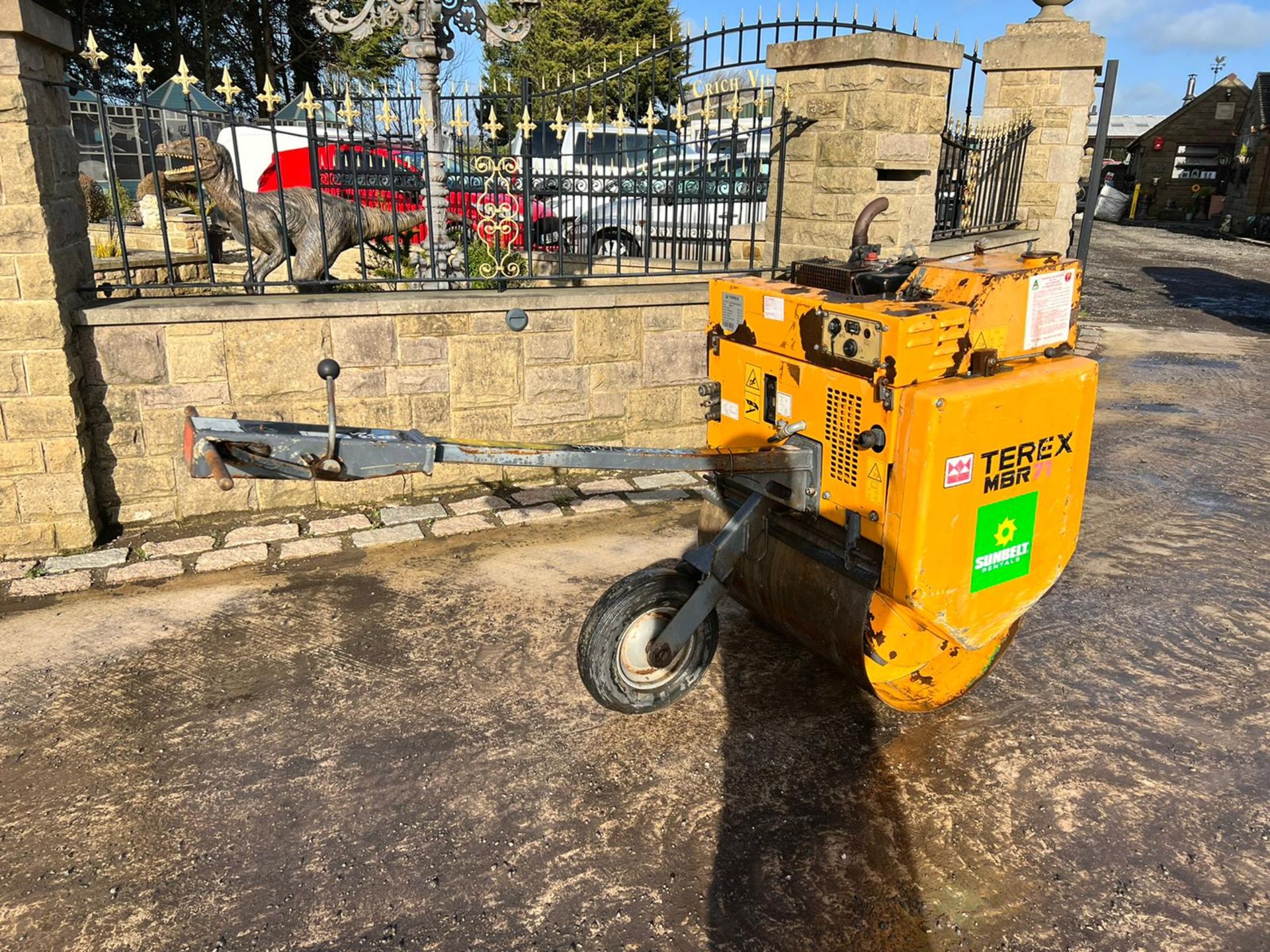 2015 Terex MBR71 Single Drum Vibrating F/R Pedestrian Roller, Piped For Breaker *PLUS VAT* - Image 3 of 13