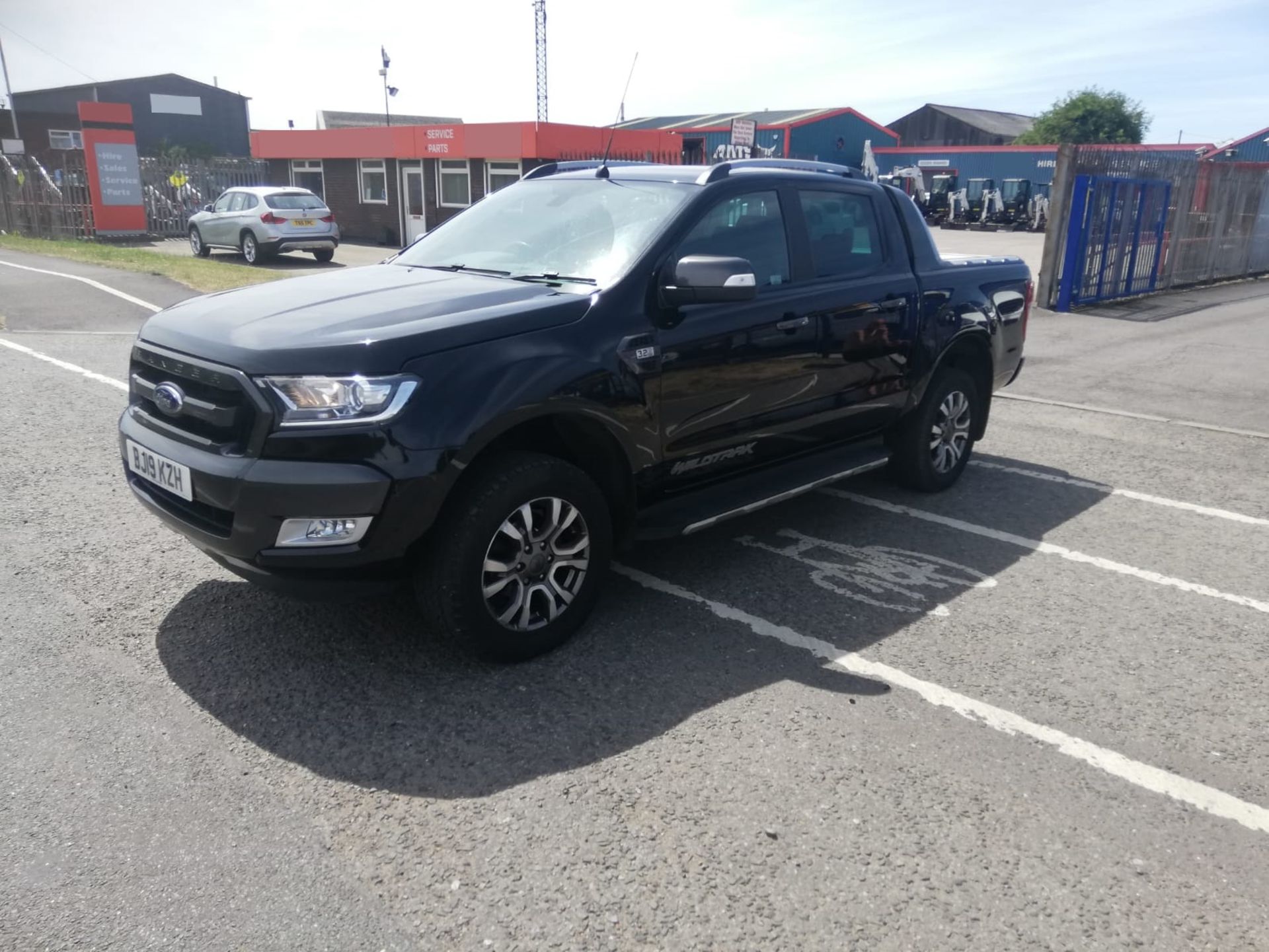 2019 FORD RANGER WILDTRAK 4X4 DCB TDCI AUTO BLACK PICK UP, 68K MILES *PLUS VAT* - Image 3 of 9