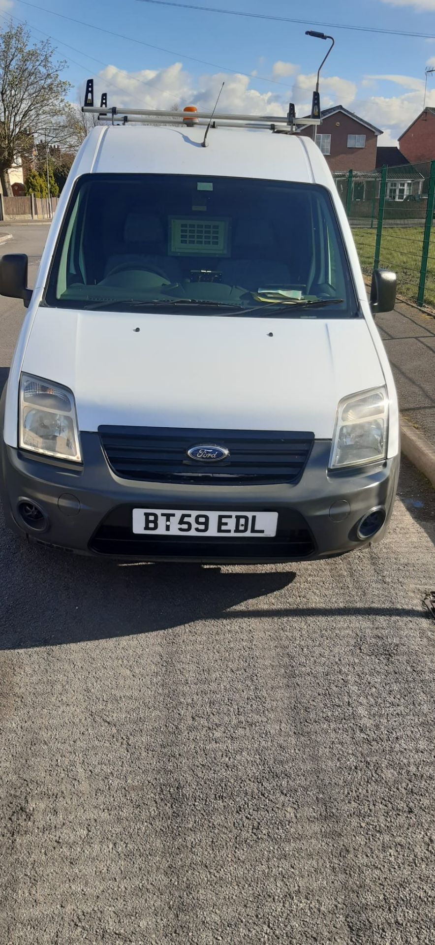 2010/59 FORD CONNECT HIGH TOP 90 T230 WHITE PANEL VAN, 166K MILES *NO VAT* - Image 3 of 15
