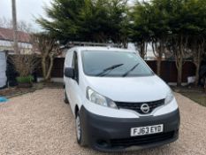 2013/63 NISSAN NV200 SE DCI WHITE VAN, 107K MILES *PLUS VAT*