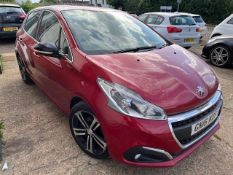 *NON-RUNNER* 2016 PEUGEOT 208 GT LINE S/S AUTO RED HATCHBACK *NO VAT*