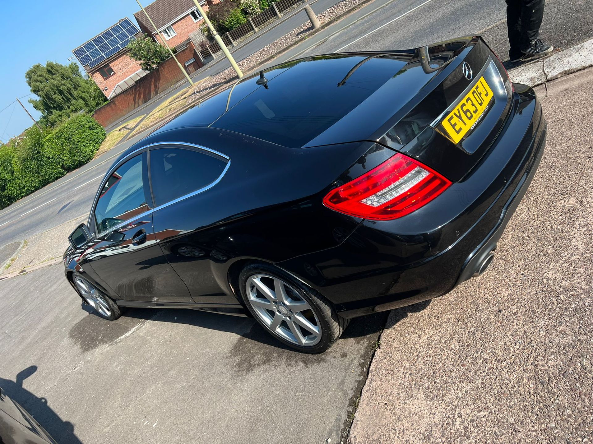 2013/63 MERCEDES-BENZ C220 AMG SPORT CDI BLUEEF-CY A BLACK COUPE NO VAT - Image 3 of 9