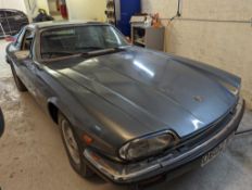 1986/D REG JAGUAR XJS V12 GREY 5343CC PETROL, MANUAL GEARBOX, SHOWING 3 FORMER KEEPERS *NO VAT*