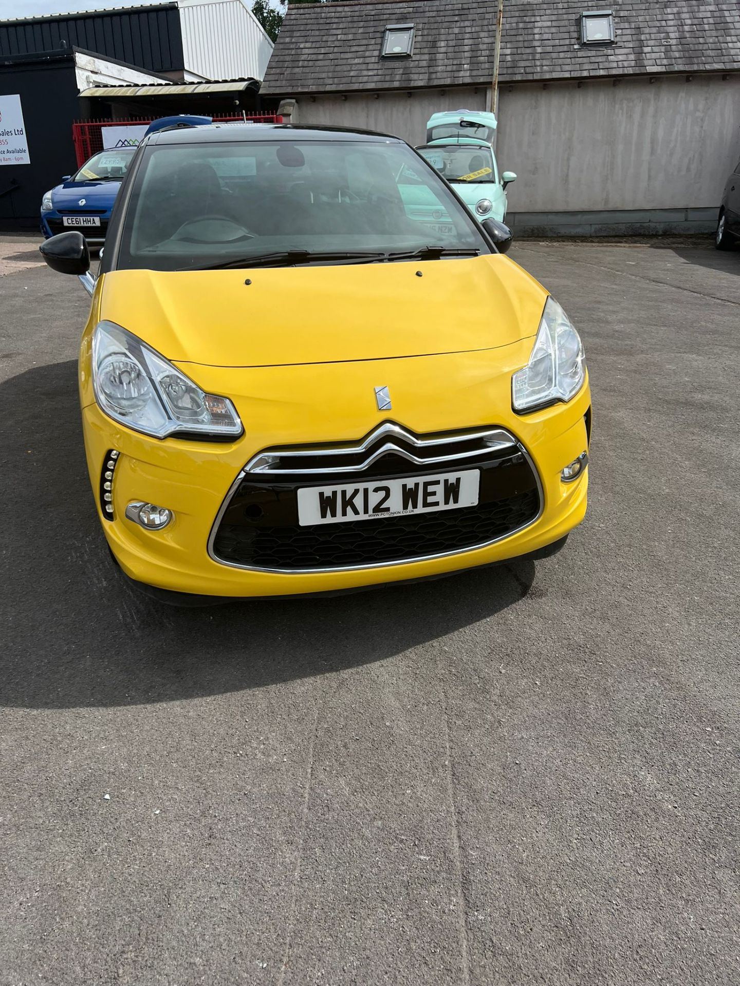 2012 CITROEN DS3 DSTYLE VTI YELLOW HATCHBACK *NO VAT*