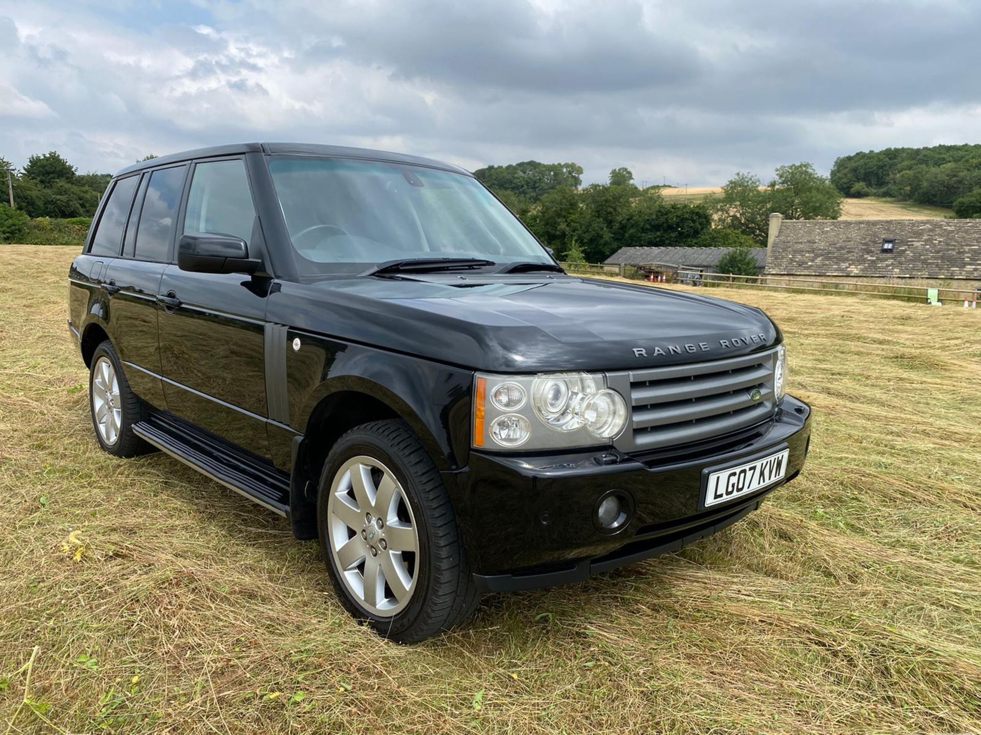 2007 LAND ROVER RANGE ROVER VOGUE SE A BLACK ESTATE *NO VAT* - Image 3 of 14