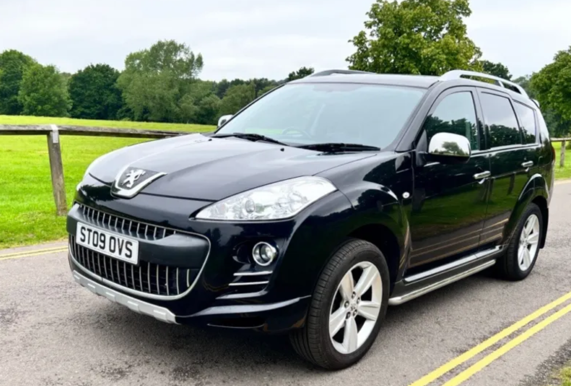 2009 PEUGEOT 4007 SPORT XS HDI BLACK ESTATE *NO VAT*