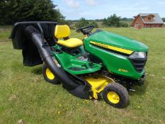 2022 JOHN DEERE X350 RIDE ON MOWER, WITH GRASS COLLECTION SYSTEM, BRAND NEW *PLUS VAT*