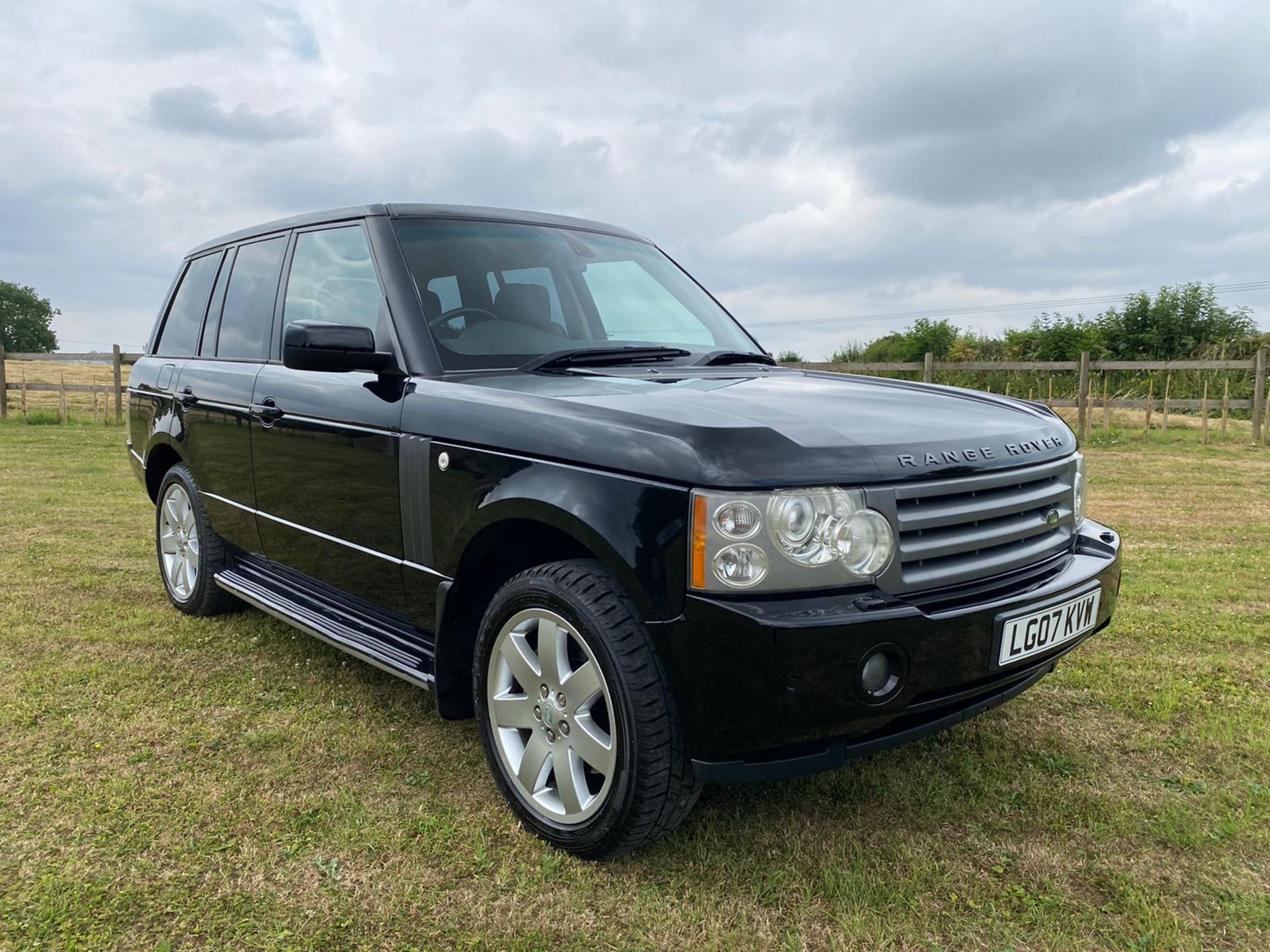 2007 LAND ROVER RANGE ROVER VOGUE SE A BLACK ESTATE *NO VAT* - Image 2 of 14