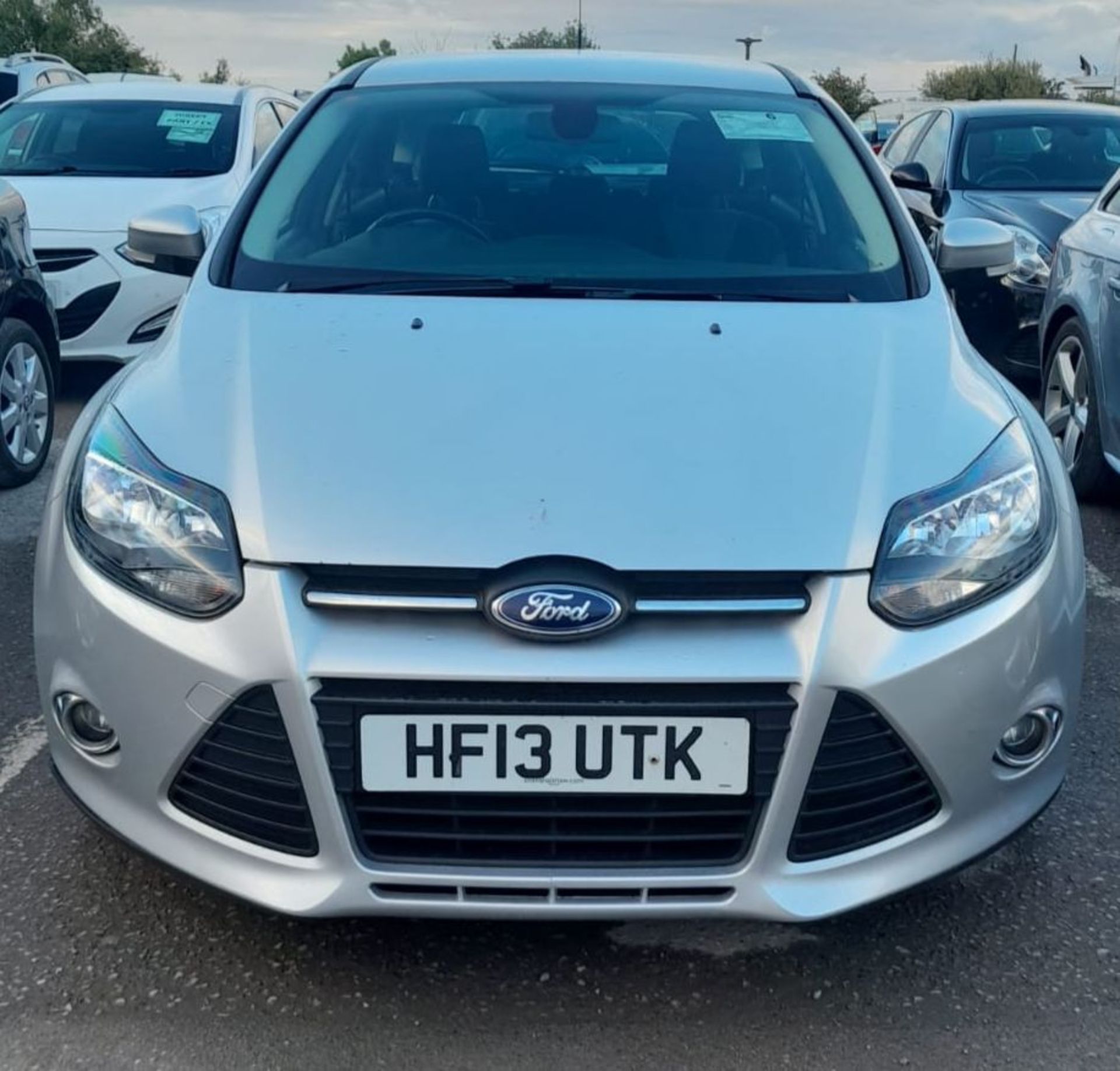 2013 FORD FOCUS ZETEC TDCI SILVER HATCHBACK, 130K MILES, 1.6 DIESEL *NO VAT* - Image 2 of 5