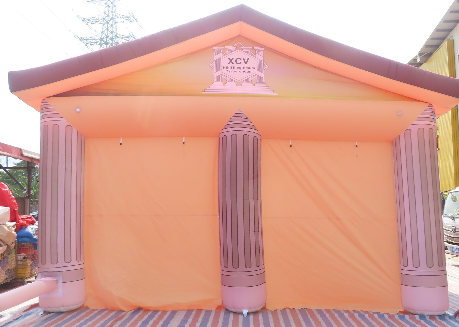 BRAND NEW AND UNUSED ROMAN TEMPLE PARTY TENT, 10m x 6m, 4m TALL, FOR EVENTS - WEDDINGS, BIRTHDAYS - Image 4 of 6