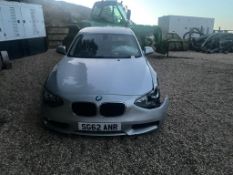 2012/62 BMW 116D EFFICIENTDYNAMICS SILVER HATCHBACK *NO VAT*