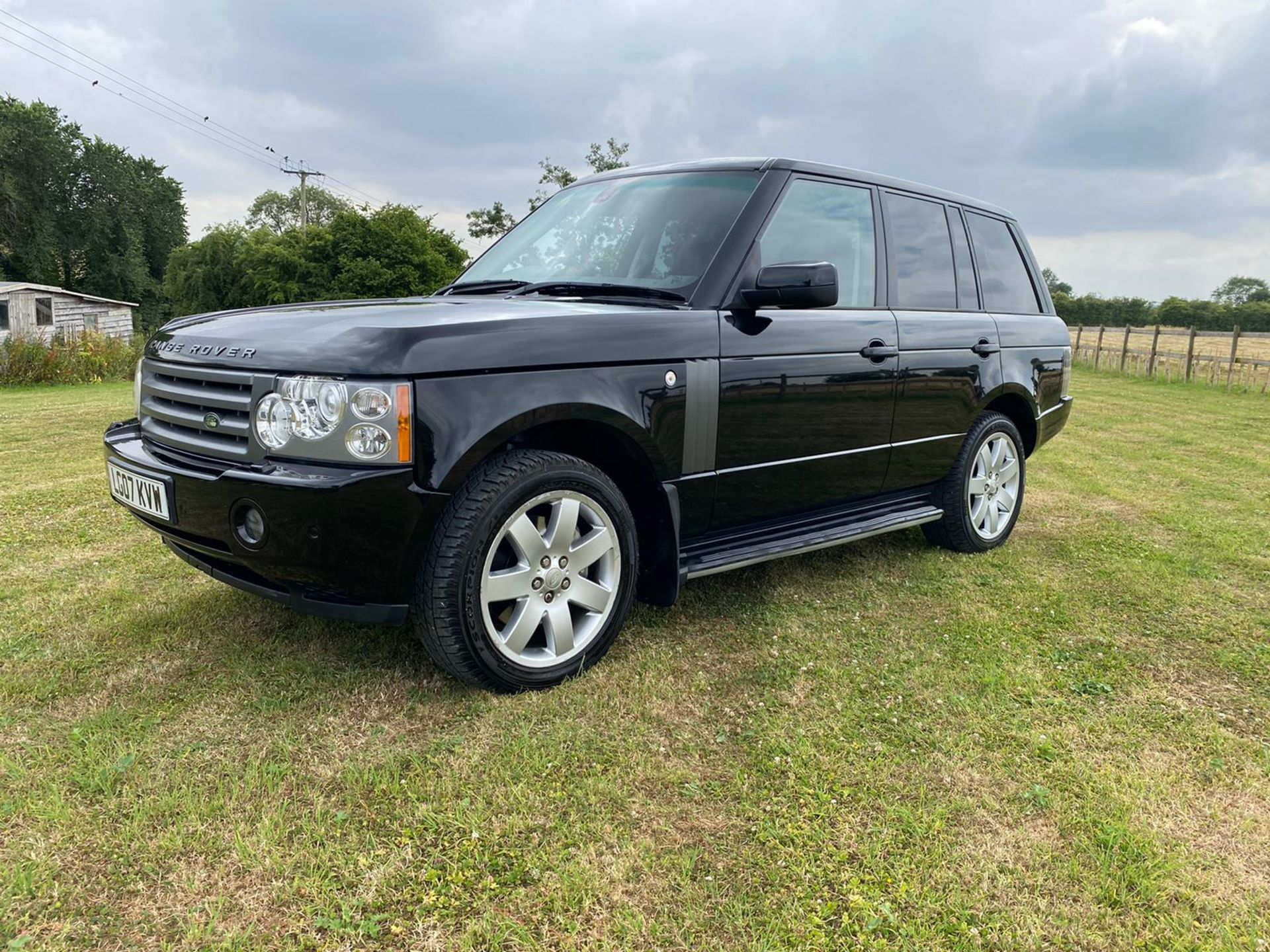 2007 LAND ROVER RANGE ROVER VOGUE SE A BLACK ESTATE *NO VAT* - Image 6 of 14