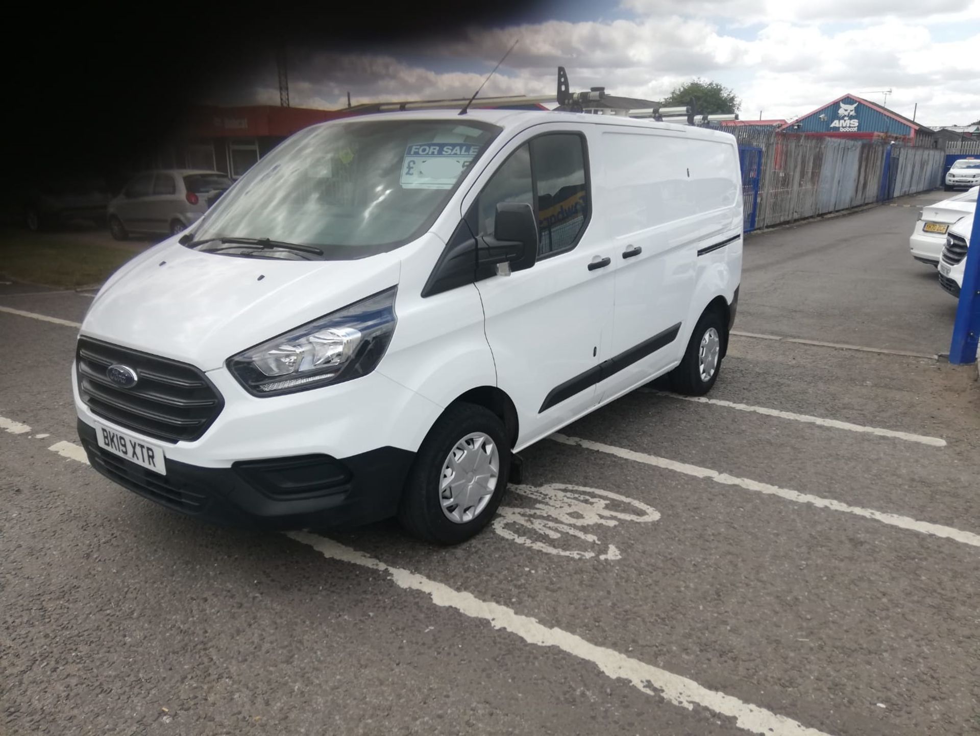 2019 FORD TRANSIT CUSTOM 300 BASE WHITE PANEL VAN, 58k miles *PLUS VAT* - Image 3 of 10