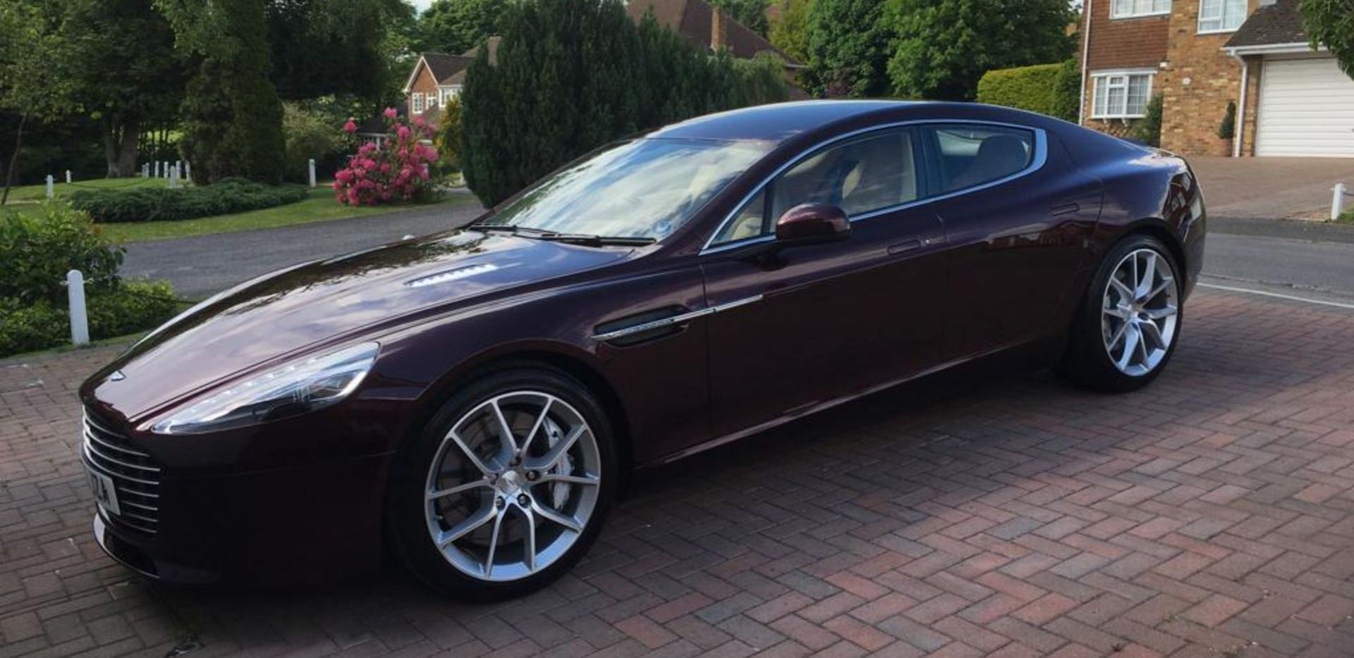 2015 ASTON MARTIN RAPIDE S V12 AUTO RED HATCHBACK, 15400 MILES, SHOWROOM CONDITION - Image 2 of 20