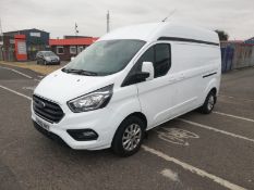 2018/68 FORD TRANSIT CUSTOM 300 LIMITED WHITE PANEL VAN *PLUS VAT*