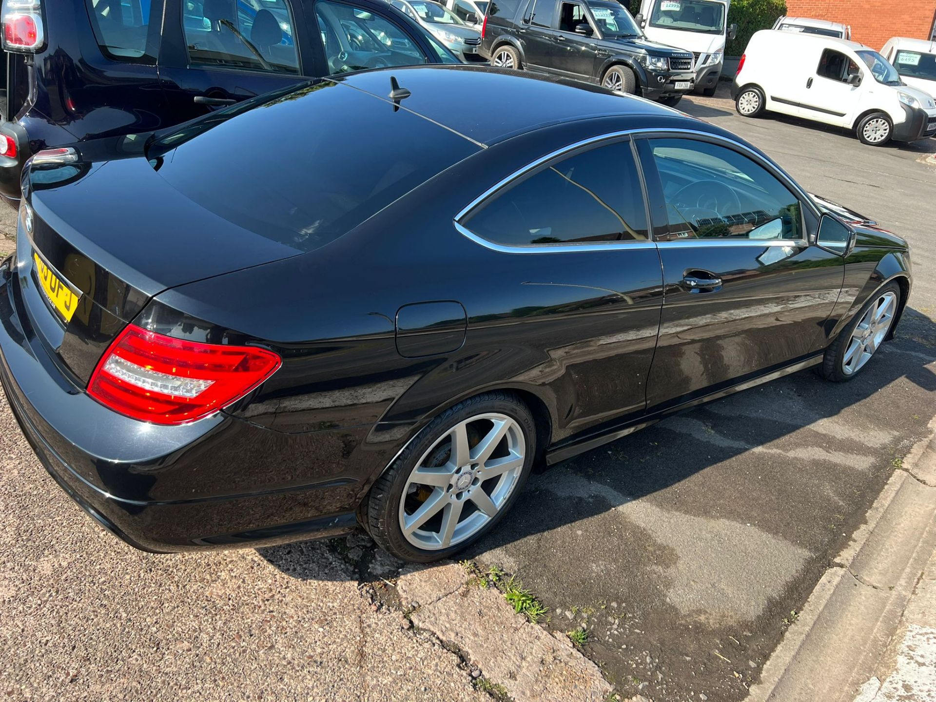 2013/63 MERCEDES-BENZ C220 AMG SPORT CDI BLUEEF-CY A BLACK COUPE NO VAT - Image 5 of 9