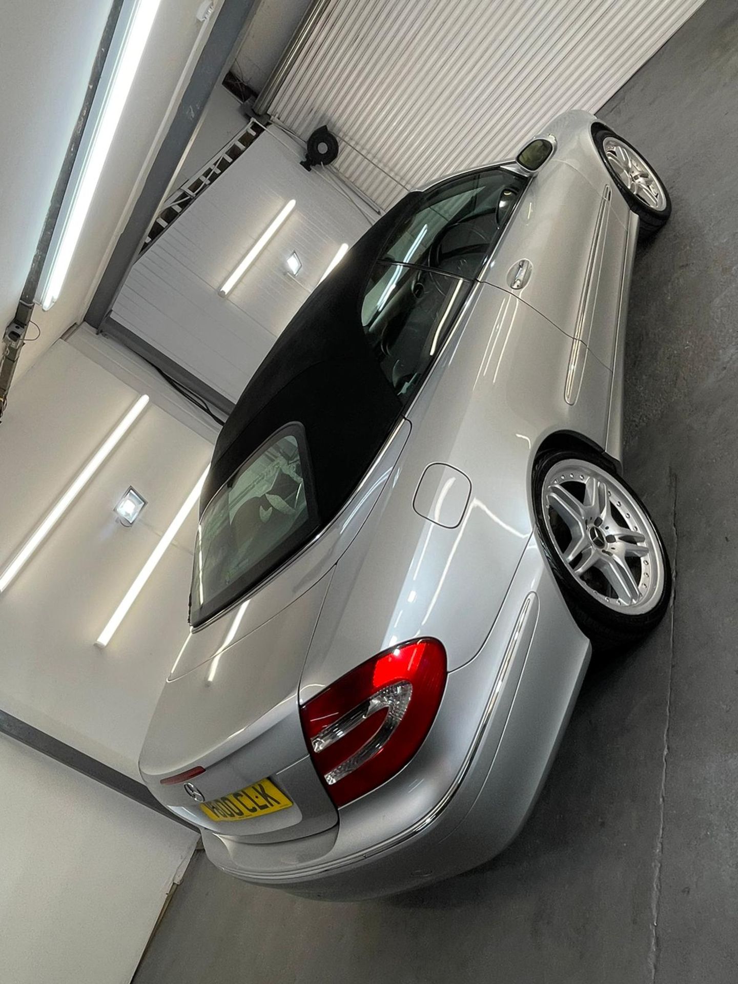 2003 MERCEDES CLK 240 ELEGANCE AUTO SILVER CONVERTIBLE, INCLUDES "V800 CLK" PRIVATE REG! *NO VAT* - Image 6 of 13