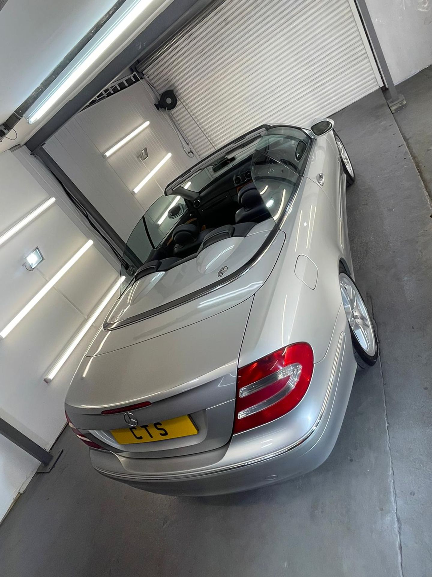 2003 MERCEDES CLK 240 ELEGANCE AUTO SILVER CONVERTIBLE, INCLUDES "V800 CLK" PRIVATE REG! *NO VAT* - Image 8 of 13