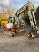 TAKEUCHI TB153FR 5.5 TON COMPACT EXCAVATOR / DIGGER, 4364 HOURS *NO VAT*